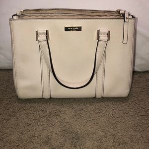 Cream Kate spade purse
